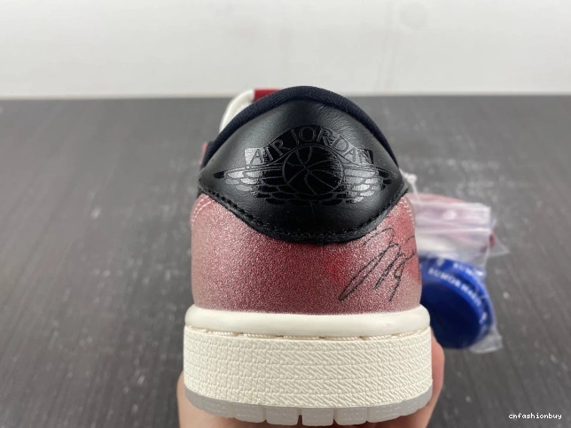 LOW AIR 'RED BLACK' ROOM OG X FN0432-017 1 JORDAN TROPHY 1017